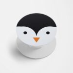 Cute Penguin Face  Printed Phone Grip Holder & Stand
