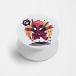Deadpool - Animated Print Printed Phone Grip Holder & Stand