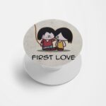 Love Printed Phone Grip Holder & Stand