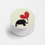 Love Printed Phone Grip Holder & Stand