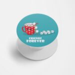 Typography Printed Phone Grip Holder & Stand