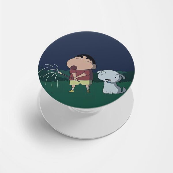 Shinchan Printed Phone Grip Holder & Stand