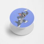 Tom Cartoon Printed Phone Grip Holder & Stand