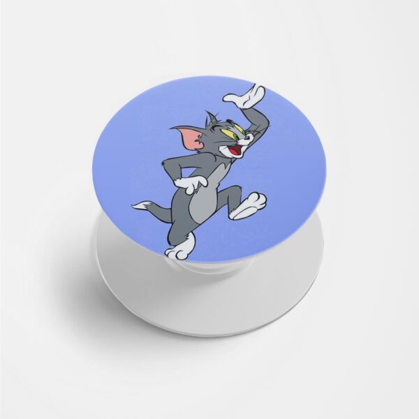 Tom Cartoon Printed Phone Grip Holder & Stand