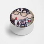 Shinchan Printed Phone Grip Holder & Stand
