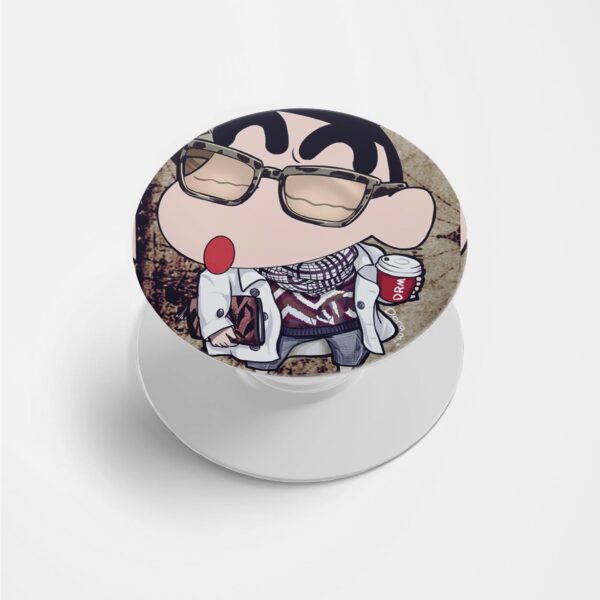 Shinchan Printed Phone Grip Holder & Stand