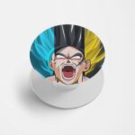 Goku Printed Phone Grip Holder & Stand