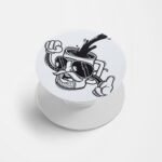 Coffee Printed Phone Grip Holder & Stand