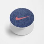 Denim Printed Phone Grip Holder & Stand