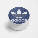 Denim Printed Phone Grip Holder & Stand