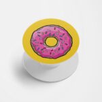 Feminine - Donut Printed Phone Grip Holder & Stand