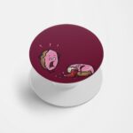 Feminine - Donut Printed Phone Grip Holder & Stand