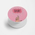 Feminine Printed Phone Grip Holder & Stand