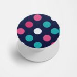 Feminine - Polka Dot Printed Phone Grip Holder & Stand