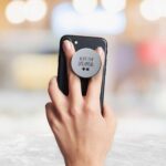 Never Stop Dreaming Printed Phone Grip Holder & Stand - Image 3