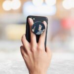 Girl With Attitude Printed Phone Grip Holder & Stand - Image 3