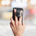 Retro Radio  Printed Phone Grip Holder & Stand - Image 3