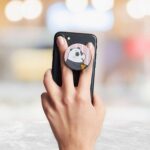 Happy Panda  Printed Phone Grip Holder & Stand - Image 3