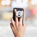 Girls Love Camera Printed Phone Grip Holder & Stand - Image 3