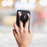 Om Printed Phone Grip Holder & Stand - Image 3