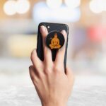 Lord Hanuman Printed Phone Grip Holder & Stand - Image 3