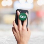 Lord Krishna Printed Phone Grip Holder & Stand - Image 3