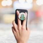 Typography Printed Phone Grip Holder & Stand - Image 3