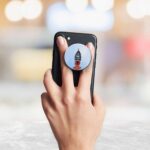 Typography Printed Phone Grip Holder & Stand - Image 3