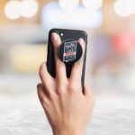 Typography Printed Phone Grip Holder & Stand - Image 3