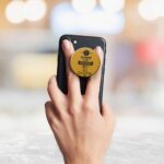 Typography Printed Phone Grip Holder & Stand - Image 3