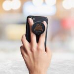 Typography Printed Phone Grip Holder & Stand - Image 3