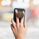 Wooden Texture Printed Phone Grip Holder & Stand - Image 3