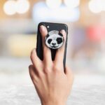 Panda Printed Phone Grip Holder & Stand - Image 3