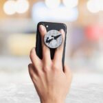 Panda - Dab Printed Phone Grip Holder & Stand - Image 3