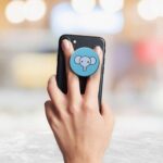 Minimal - Elephant Printed Phone Grip Holder & Stand - Image 3