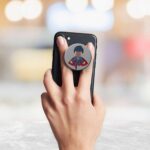 Superman - Animated Print Printed Phone Grip Holder & Stand - Image 3