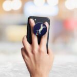 Minimal - Unicorn Printed Phone Grip Holder & Stand - Image 3