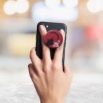 moustache and Beard Printed Phone Grip Holder & Stand - Image 3