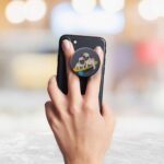 Minimal - Pug Printed Phone Grip Holder & Stand - Image 3