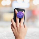 Minimal Printed Phone Grip Holder & Stand - Image 3