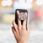 Paris Love Printed Phone Grip Holder & Stand - Image 3