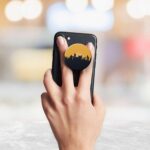 Minimal Printed Phone Grip Holder & Stand - Image 3