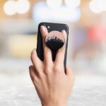 Minimal Printed Phone Grip Holder & Stand - Image 3