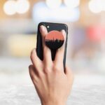 Minimal Printed Phone Grip Holder & Stand - Image 3