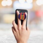 Messi Printed Phone Grip Holder & Stand - Image 3