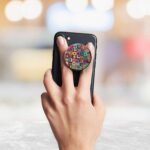 Abstract Printed Phone Grip Holder & Stand - Image 3