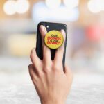 Our Business is Our Business Printed Phone Grip Holder & Stand - Image 3