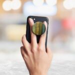 Wooden  Printed Phone Grip Holder & Stand - Image 3