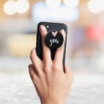 Love You Printed Phone Grip Holder & Stand - Image 3