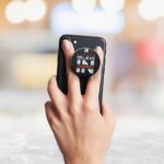 Always Believe In Yourself Printed Phone Grip Holder & Stand - Image 3